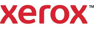 Xerox wordmark logo in red