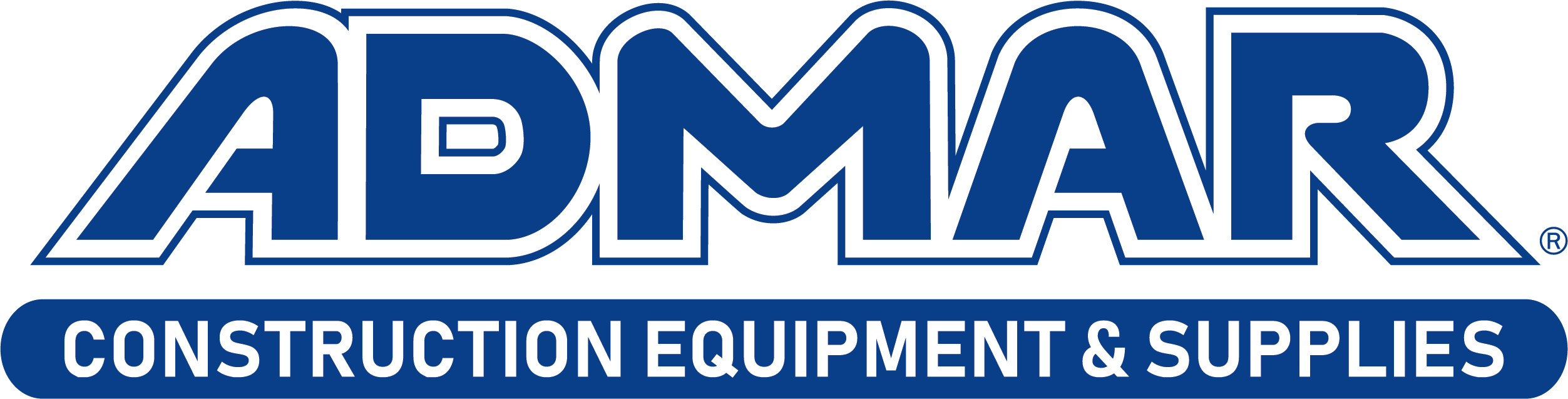 Admar construction equipment and supplies logo